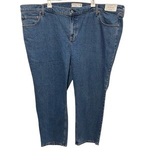 Abercrombie & Fitch the straight mid rise jeans NEW